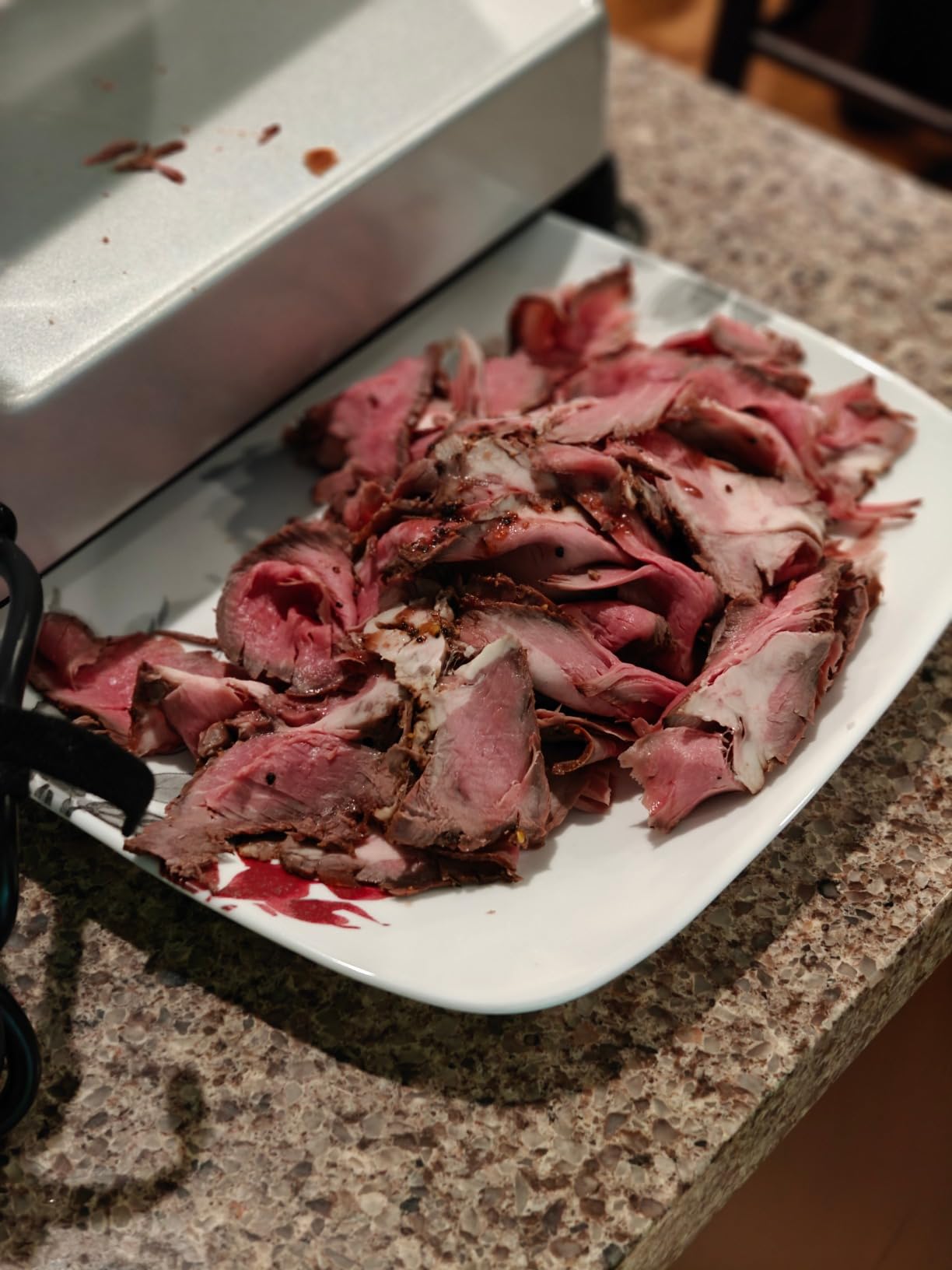 OSTBA Electric Meat Slicer with Two 7.5