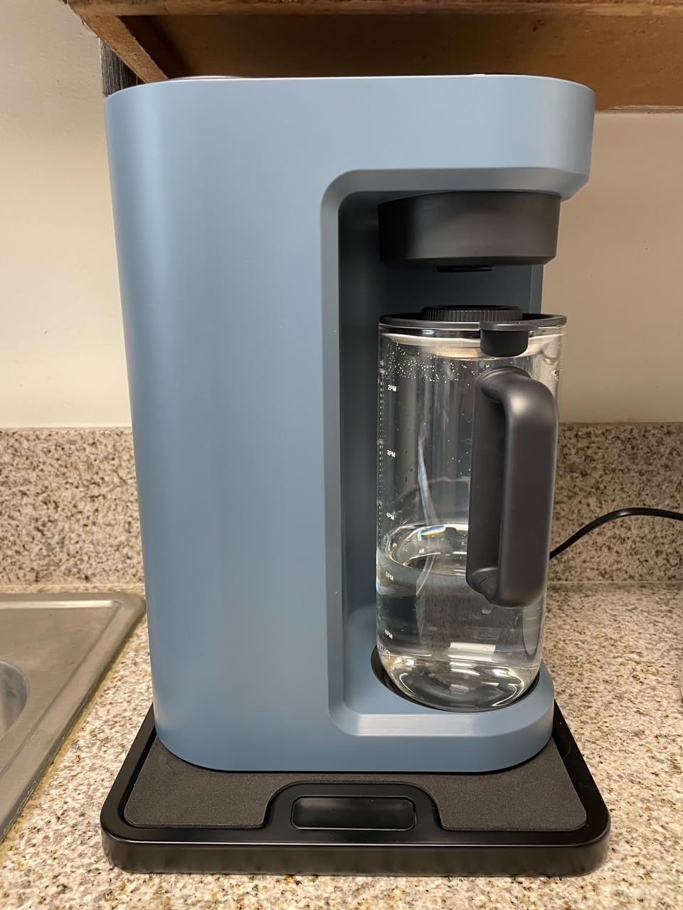 Bluevua RO100ROPOT-Lite Countertop Reverse Osmosis Water Filter | 3:1 Pure to Drain Ratio, Portable RO Filtration with Remineralization, WQA & NSF Certified customer photo 1