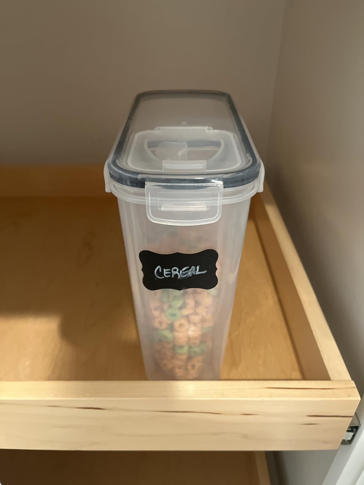 Utopia Kitchen Cereal Containers Storage Set with Lids, 4 Pack, 4L, Clear customer photo 2
