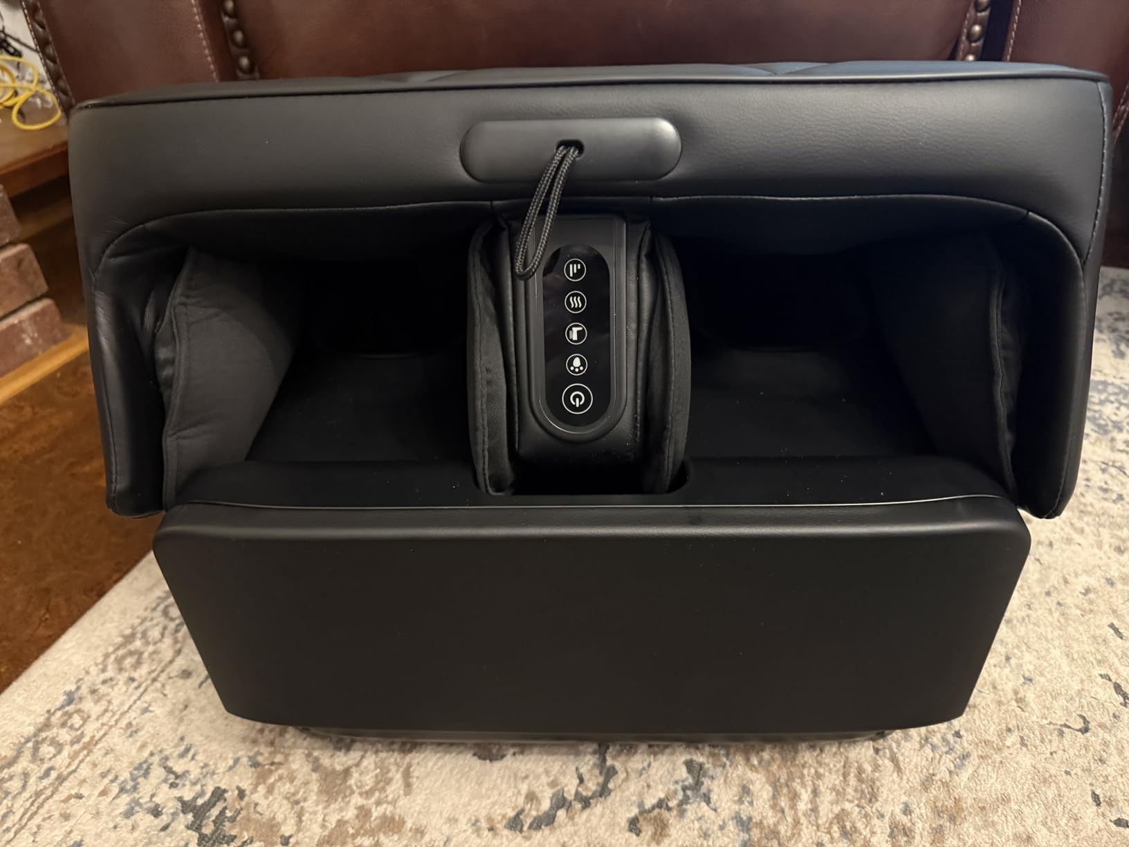 COMFIER 2-in-1 Shiatsu Foot Massager&Foot Rest,Foot and Calf Massager with APP Control,Heated Feet Massager for Foot Pain Relief,Gifts for Men Women customer photo 1