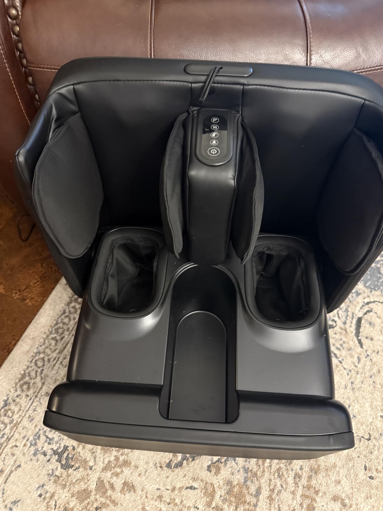 COMFIER 2-in-1 Shiatsu Foot Massager&Foot Rest,Foot and Calf Massager with APP Control,Heated Feet Massager for Foot Pain Relief,Gifts for Men Women customer photo 2