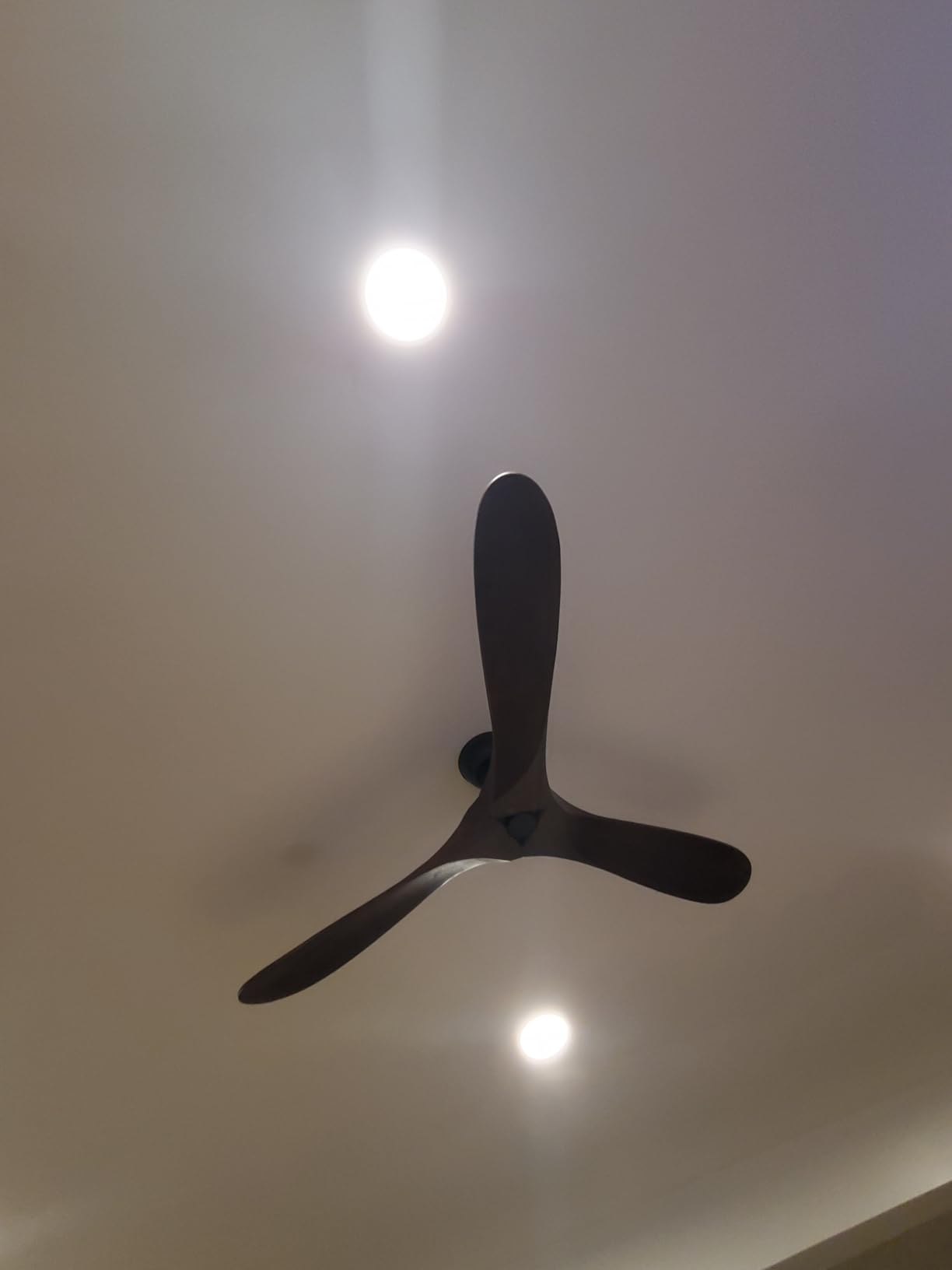 72 Inch Ceiling Fan No Light ，Wood Outdoor Ceiling Fans for Patios Living Room Garage Gazebo Mid Century Modern Exterior Extra Large Waterproof Ceiling Fan Without Light with Downrod (Walnut) customer photo 1
