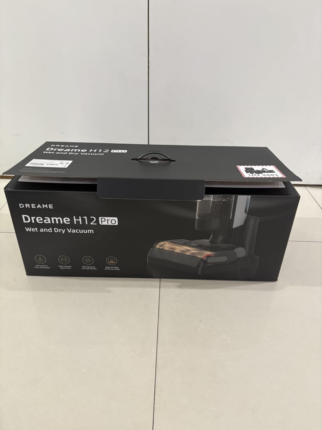 DREAME H12 PRO Vacuum Mop, Wet Dry Vacuum Cleaner for Hard Floor, Vacuum and Mop at The Same Time for Wet & Dry Messes, Auto Self-Cleaning, Edge to Edge Cleaning with Hot Air Drying customer photo 1