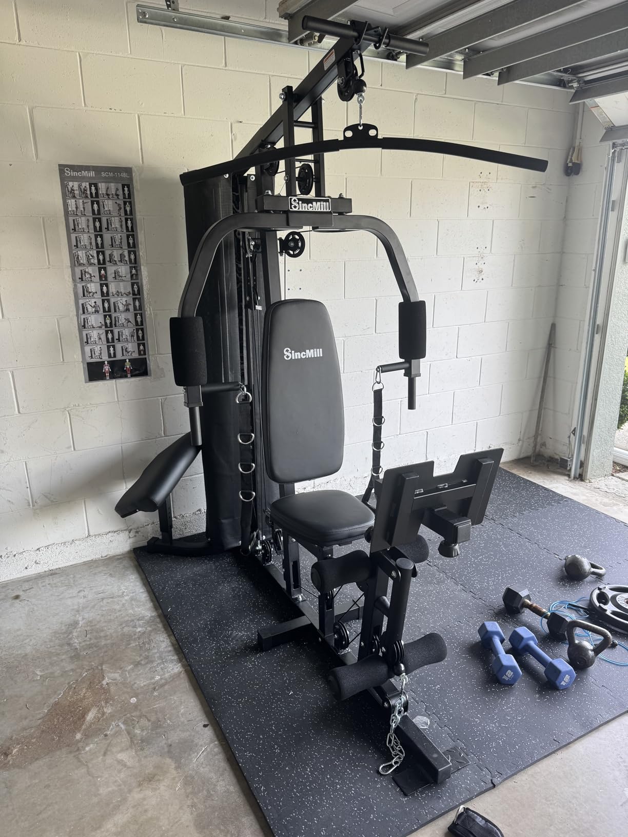SincMill Home Gym Multifunctional Full Body Workout Equipment for Home Exercise Fitness customer photo 2