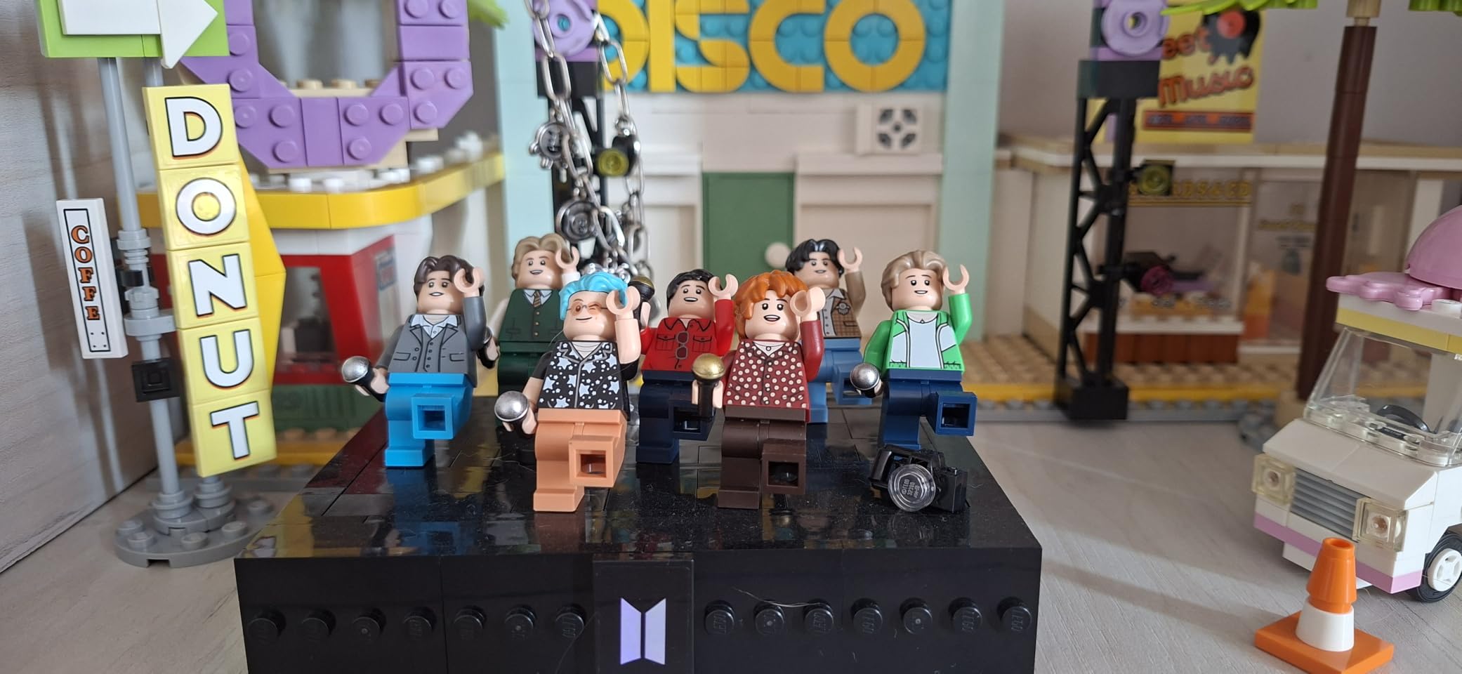 Ideas BTS Dynamite 21339 Model Kit for Adults, Gift Idea for BTS Fun with 7 Minifigures of The Famous K-pop Band, Features RM, Jin, SUGA, j-Hope, Jimin, V and Jung Kook customer photo 1