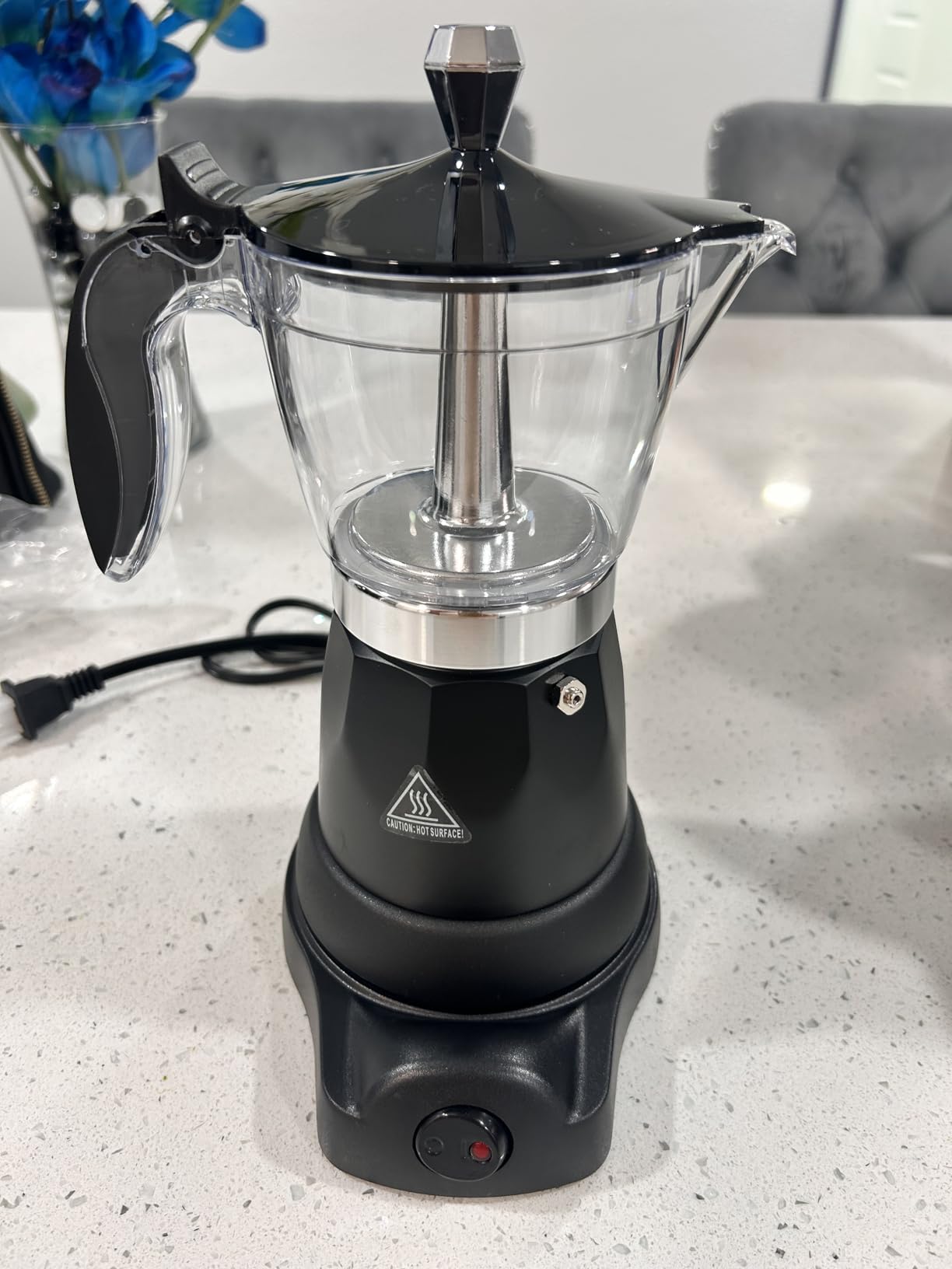 LAOION Cuban Coffee Maker, 6 or 3cup Electric Espresso Coffee Maker customer photo 2