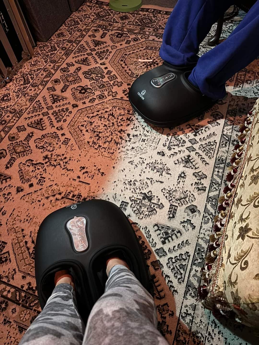 COMFIER 2026 Shiatsu Foot Massager with Fast Heat, FSA Eligible HSA | Plantar Fasciitis & Neuropathy Pain, 3 Kneading, 5 Compression, 3 Vibration, 2 Heat Levels, Size 13, Gift for Men & Women customer photo 2