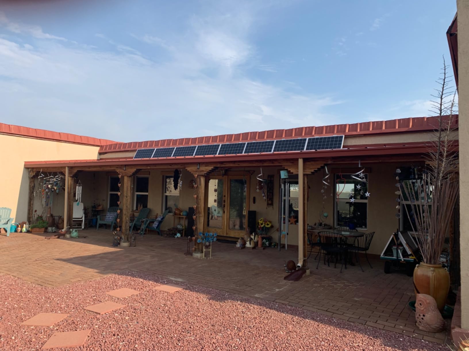 ECO-WORTHY 400 Watt 12 Volt Premium Solar Panel Kit :4pcs 100W Solar Panel+ 40A MPPT Charge Controller+ Bluetooth Module+ Mounting Z Brackets, 400W 12V Solar Power Off Grid System for Home, RV, Boat. customer photo 1