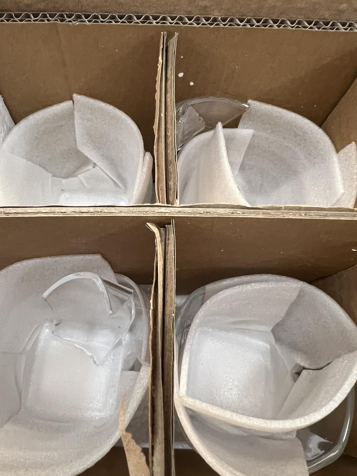 Square Everyday Drinking Glasses - Set of 16 Kitchen Drinkware Glass Cups. customer photo 1