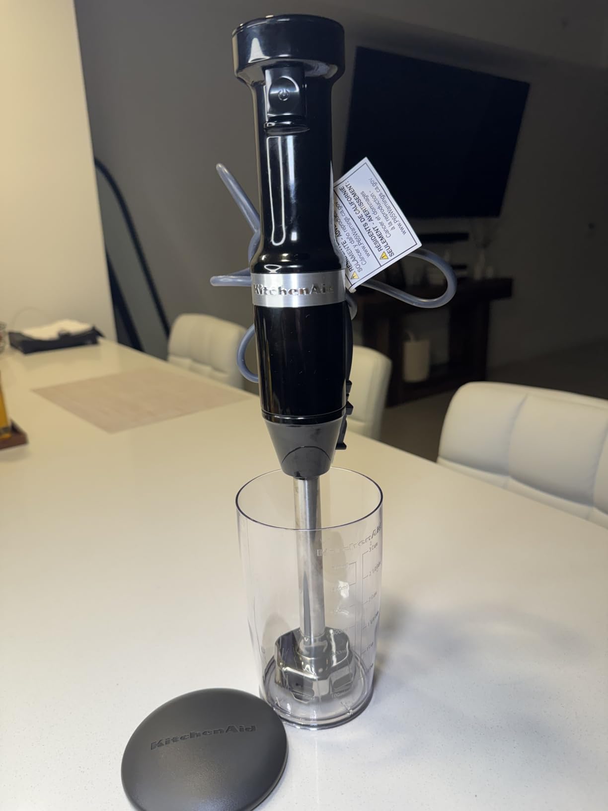 KitchenAid Variable Speed Corded Hand Blender, KHBV53, Contour Silver | Removable 8