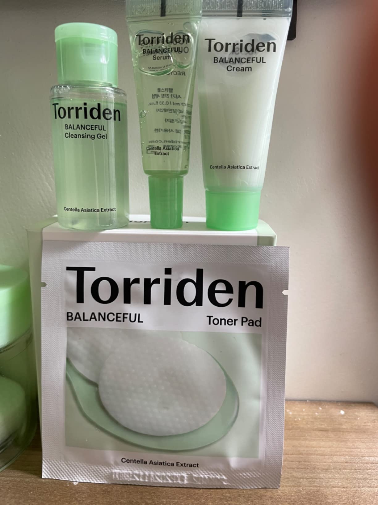 Torriden BALANCEFUL Cica Trial Kit, 5D Cica Infused Daily Skincare Kit - 4 Step Regimen with Cleansing Gel, Toner Pad, Serum, and Cream | Travel Essential | Korean Skin Care Set customer photo 2