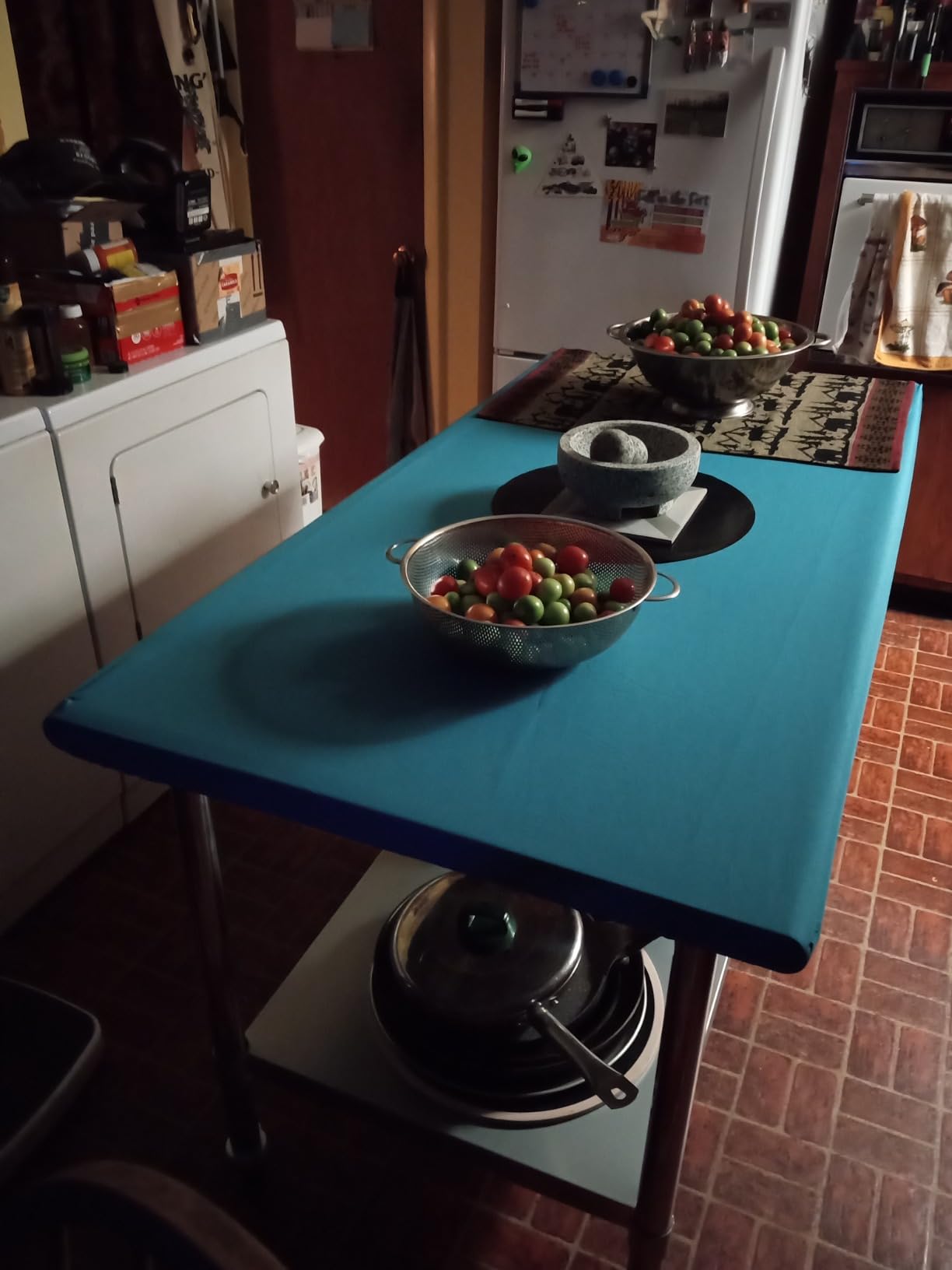HARDURA Stainless Steel Commercial Table with Wheels 24 x 48 Inches customer photo 2
