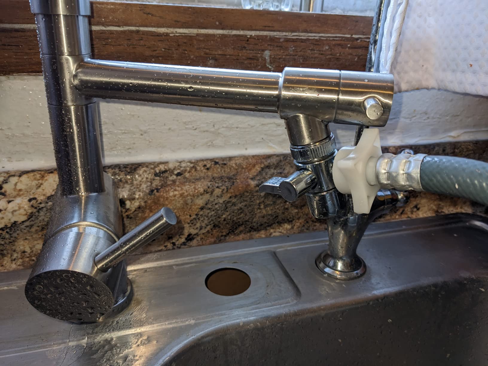 VFAUOSIT Touchless Kitchen Faucet with Pull Down Sprayer, Brushed Nickel customer photo 1