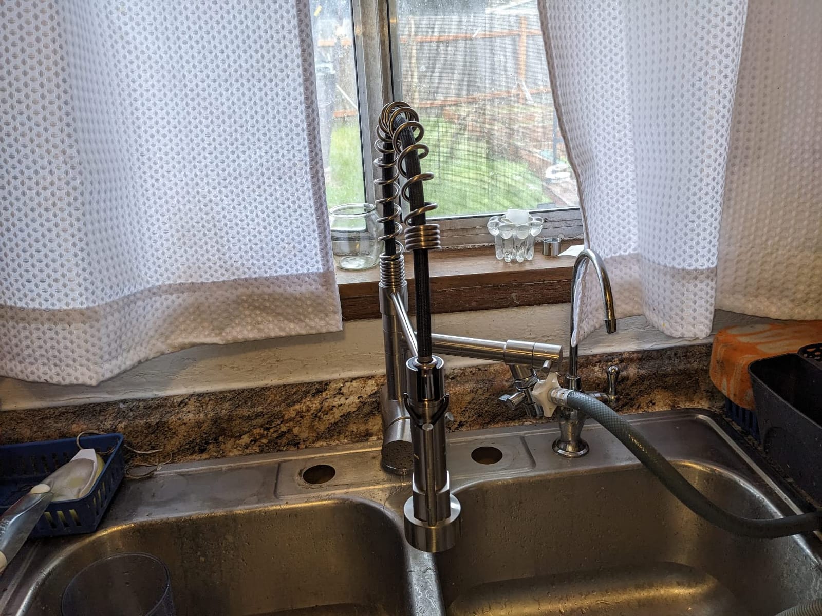 VFAUOSIT Touchless Kitchen Faucet with Pull Down Sprayer, Brushed Nickel customer photo 2