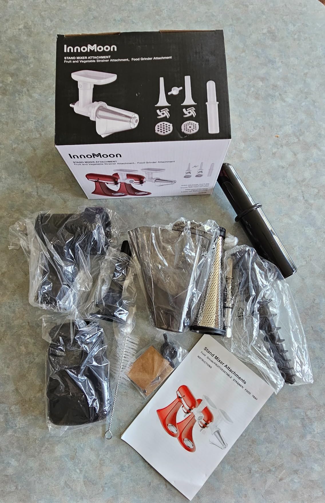 InnoMoon Fruit & Vegetable Strainer Attachment for KitchenAid Stand Mixer customer photo 1