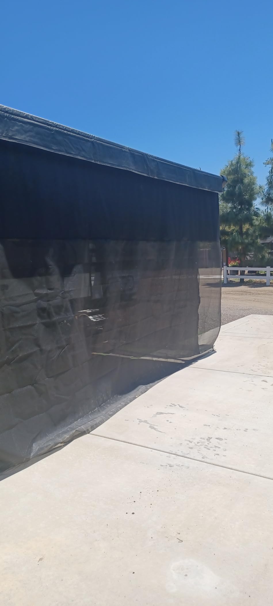 RV Awning Shade Screen with Zipper 9' x 15'3'' customer photo 1