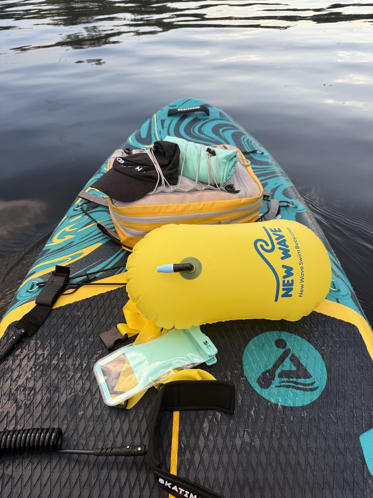 MORXPLOR Waterproof PVC Material Paddleboard Cooler Deck Bag,40 cans Sup Deck Cooler Bag,Cooler Bag for Paddleboard,Lunch Box Cooler Insulated Bag,Camping Cooler Bag,Kayak Cooler Bag customer photo 2