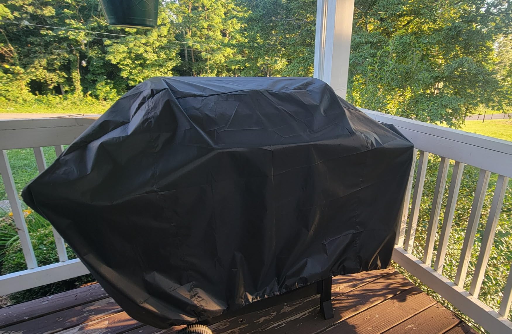 iCOVER Grill Cover for Weber 22 Inch Charcoal Kettle- Heavy Duty Waterproof BBQ Cover for Weber Char-Broil 22 Inch Charcoal Kettle Grills customer photo 1