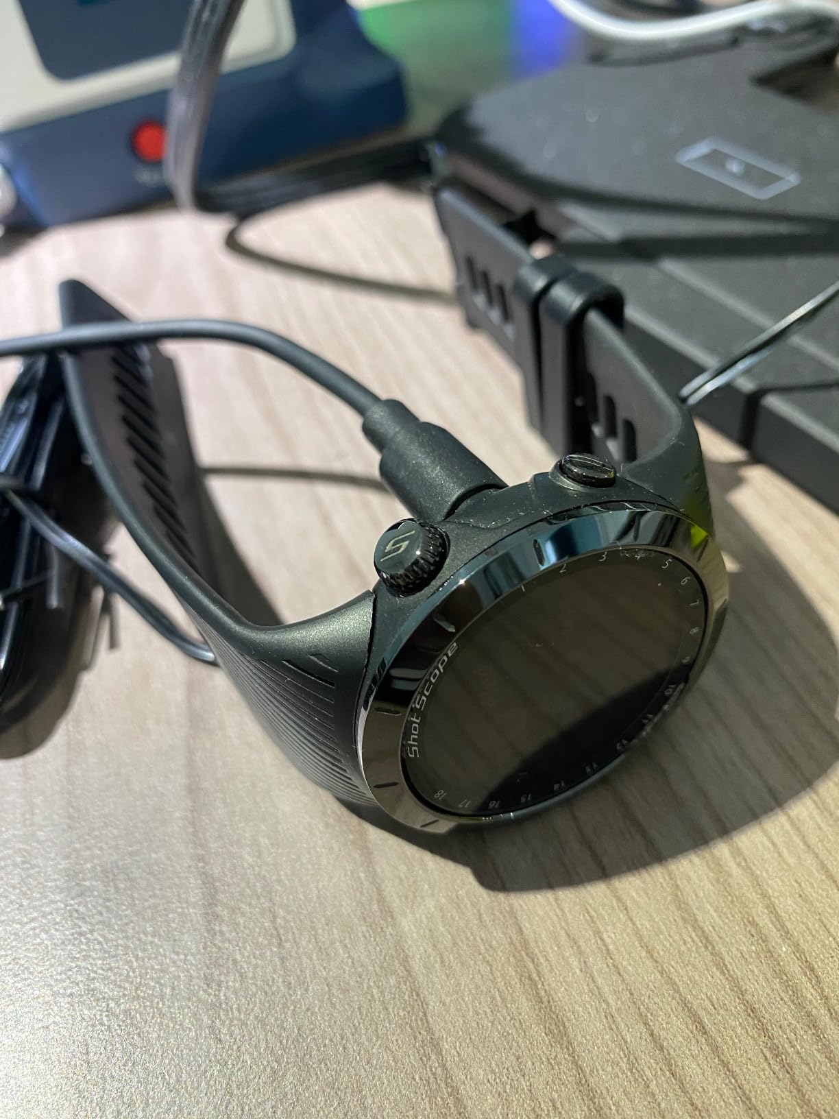 Shot Scope X5 Golf GPS Watch - Premium GPS Watch with Automatic Performance Tracking | Distances, Hazards, Doglegs & Layups (Presitge Black) customer photo 1