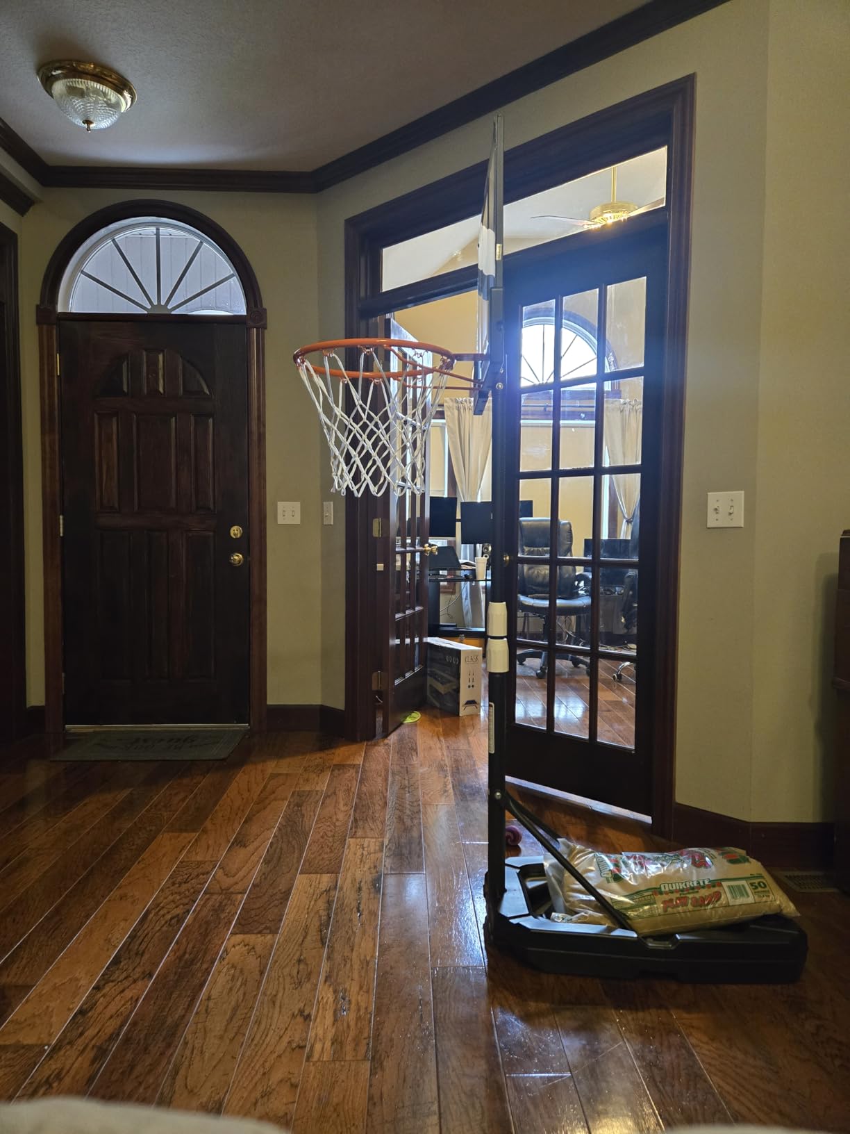 Seray Kids Basketball Hoop Outdoor [Patented 6s Safe-Adjust] 3.2-7.2FT, Indoor/Poolside/Mini Basketball Hoop for Kid/Toddler/Youth/Adult in Backyard/Driveway,Shatterproof Backboard and Enlarged Base customer photo 1