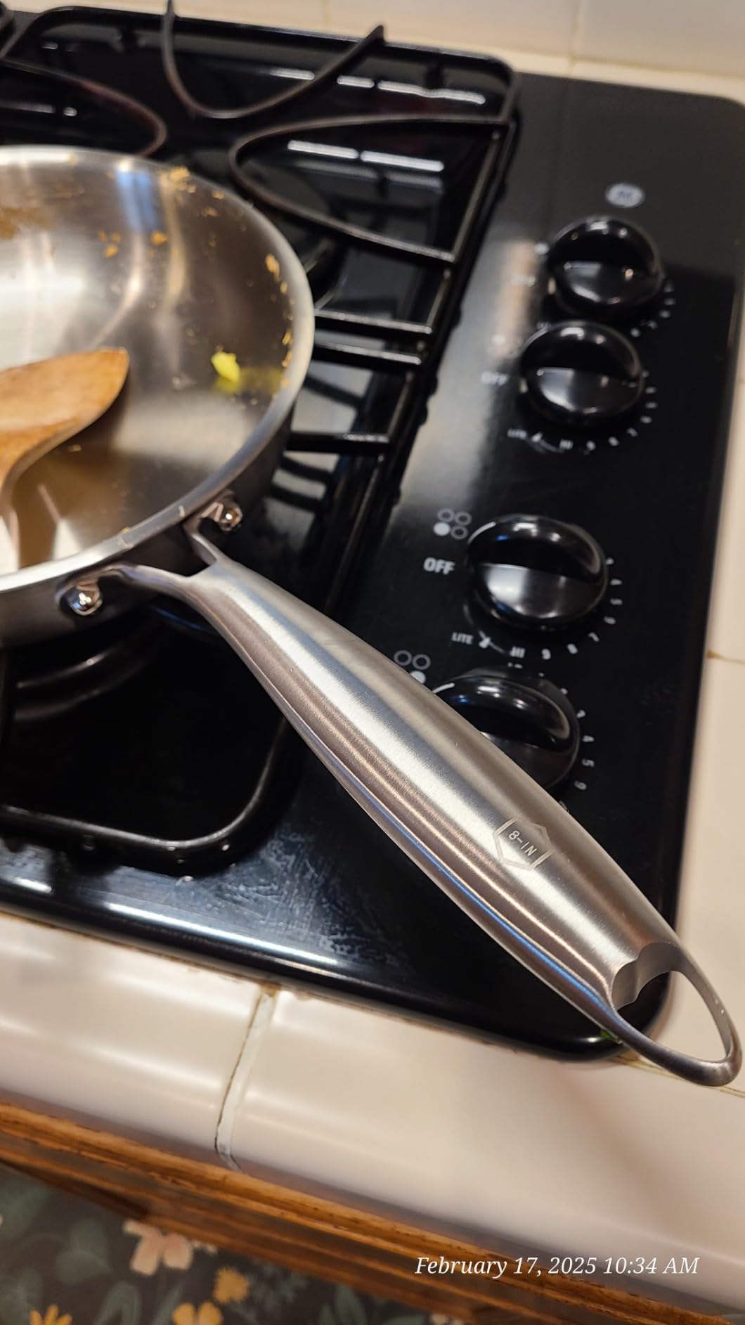 DELARLO Tri-Ply Stainless Steel Frying Pan 10