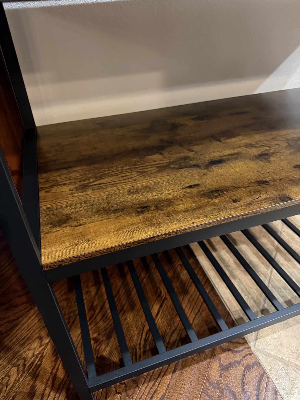 VASAGLE Kitchen Island with 3 Shelves, Storage Cabinet, Steel Structure customer photo 1
