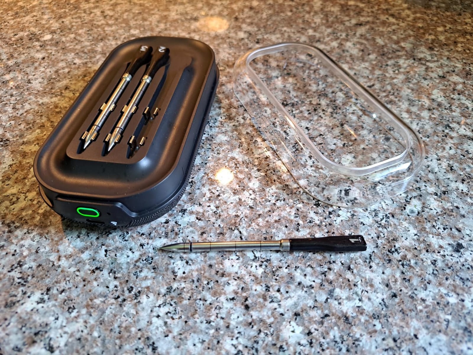 CHEF iQ Sense Smart Wireless Meat Thermometer with Ultra-Thin Probe, Unlimited Range Bluetooth Meat Thermometer, Digital Food Thermometer for Remote Monitoring of BBQ Grill, Oven, Smoker, Air Fryer customer photo 1