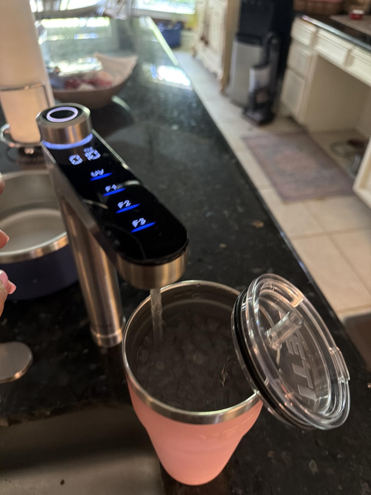 Waterdrop X12 Alkaline Mineral Reverse Osmosis System, 1200 GPD, Under-Sink | NSF/ANSI 42 & 58 & 372 Certified, 11-Stage Filtration, Tankless RO System, 3:1 Pure to Drain, Smart Silver Faucet, BPA Free customer photo 2