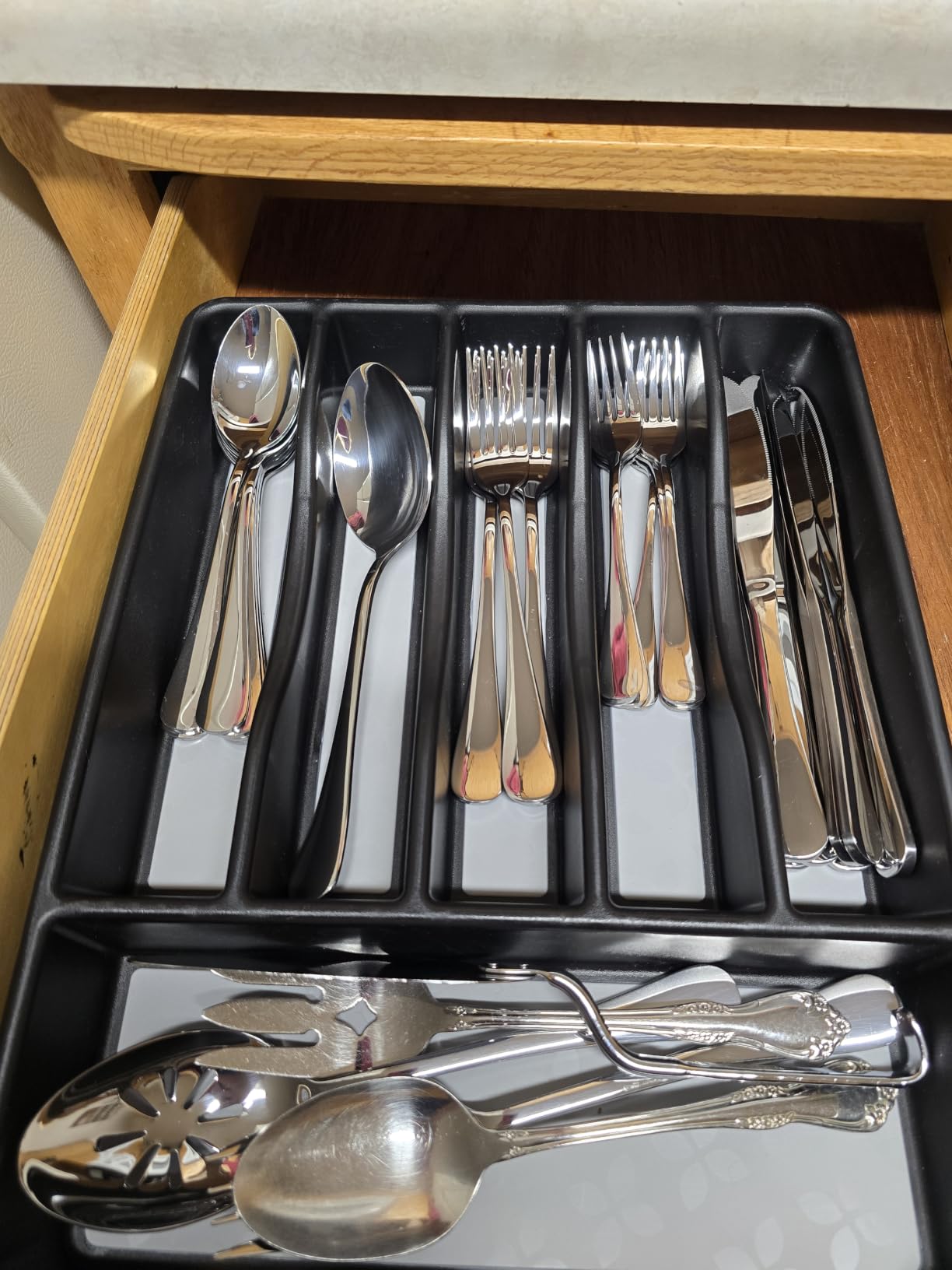 Silverware Set for 12,60 Piece Stainless Steel Flatware Utensil Cutlery Set customer photo 2