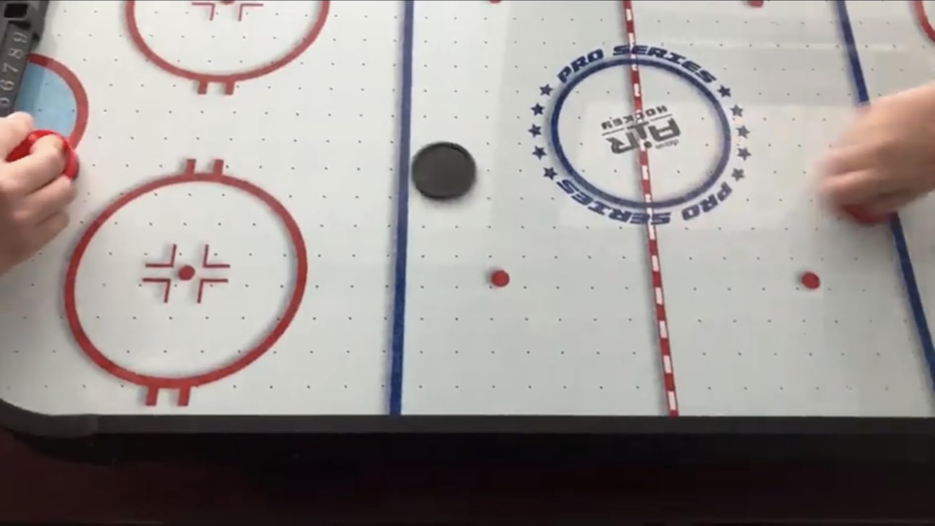 GoSports 40 Inch Table Top Air Hockey Game for Kids - Oak customer photo 1