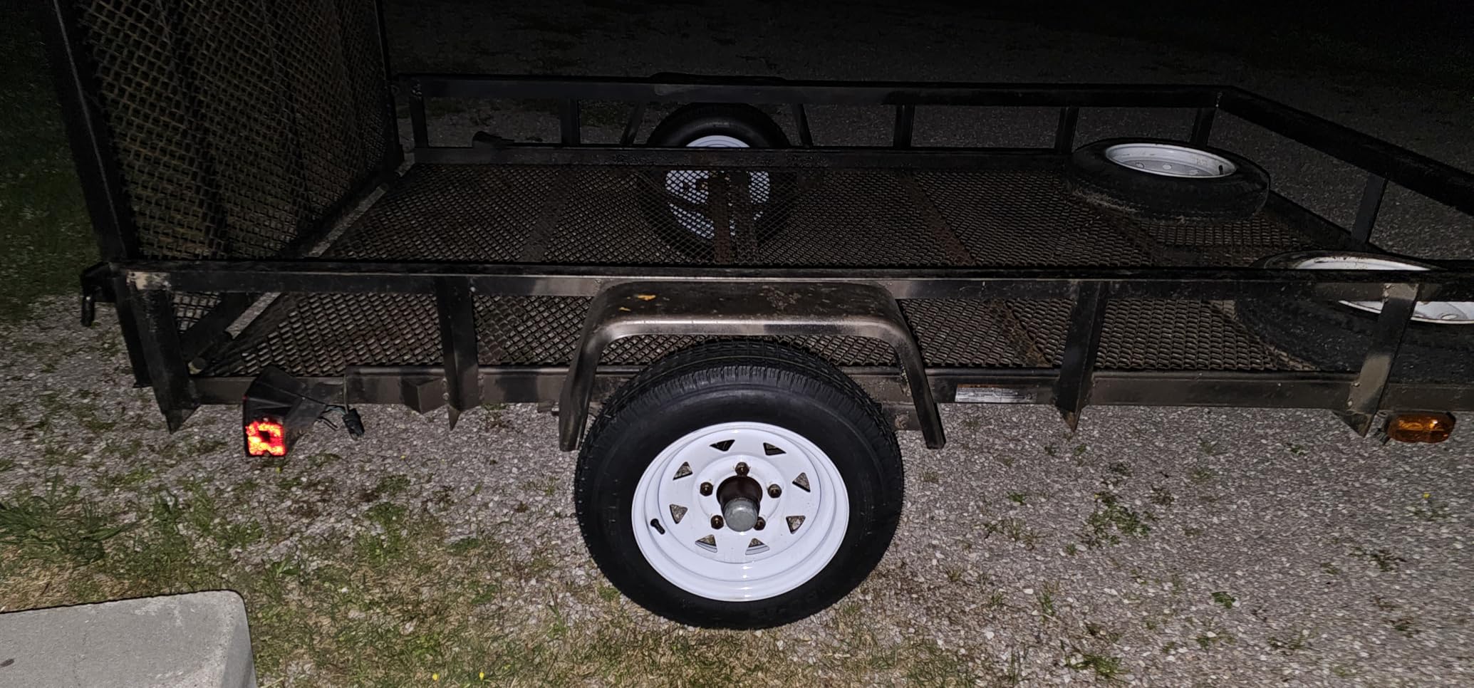 2 Pack 480-12 4.80x12 4.80-12 4.8-12 Trailer Tires with 12'' Rims, 5 Lug on 4.5'', Load Range C 6PR customer photo 1