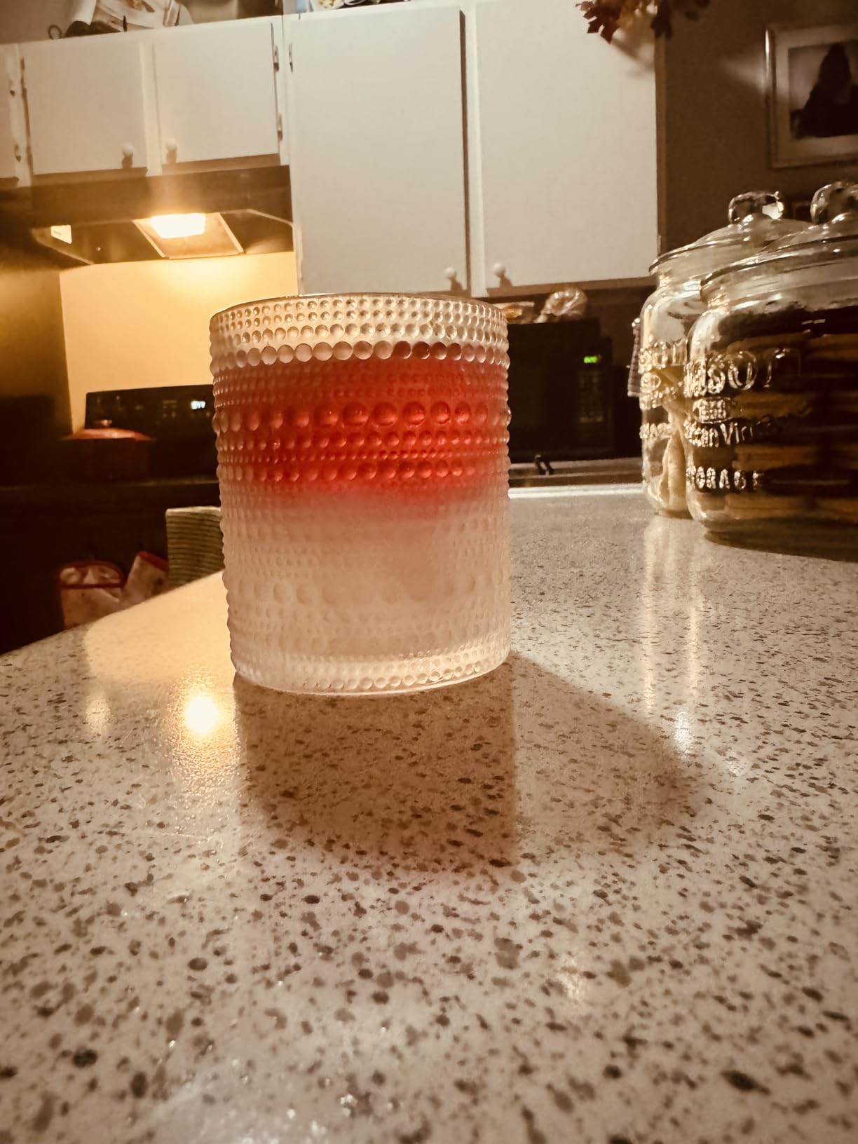 Hlukana Vintage Hobnail Drinking Glasses Set of 8, 12 oz Highball Glasses & 10 oz Cocktail Glasses Set, Kitchen Water Glasses Cup, Bar Tumbler Glassware Set for Beer, Juice, Cocktail, Whiskey, Milk customer photo 2