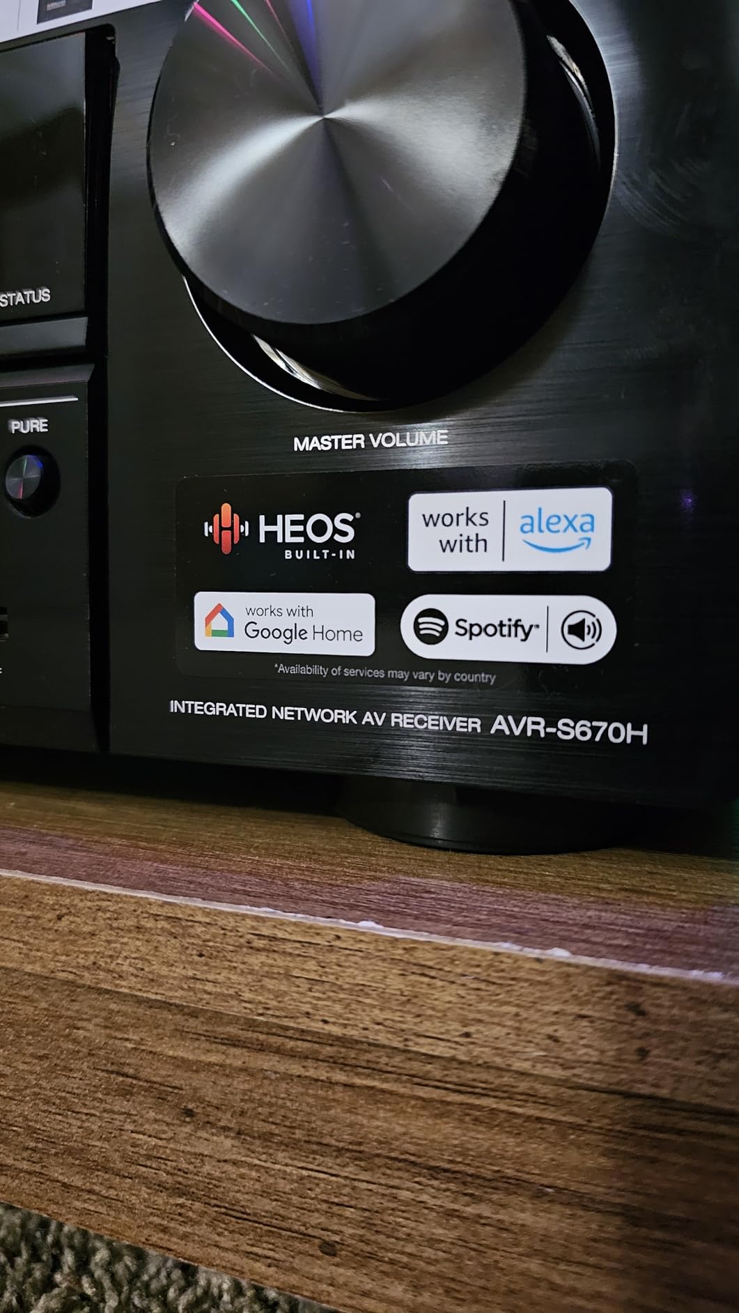 Denon AVR-S670H 5.2 Ch Home Theater Receiver, 8K UHD HDMI Receiver 75W x 5 | Streaming via Built-in HEOS, Bluetooth & Wi-Fi, Dolby TrueHD, Dolby Pro Logic II & DTS HD Surround Sound System for TV customer photo 1