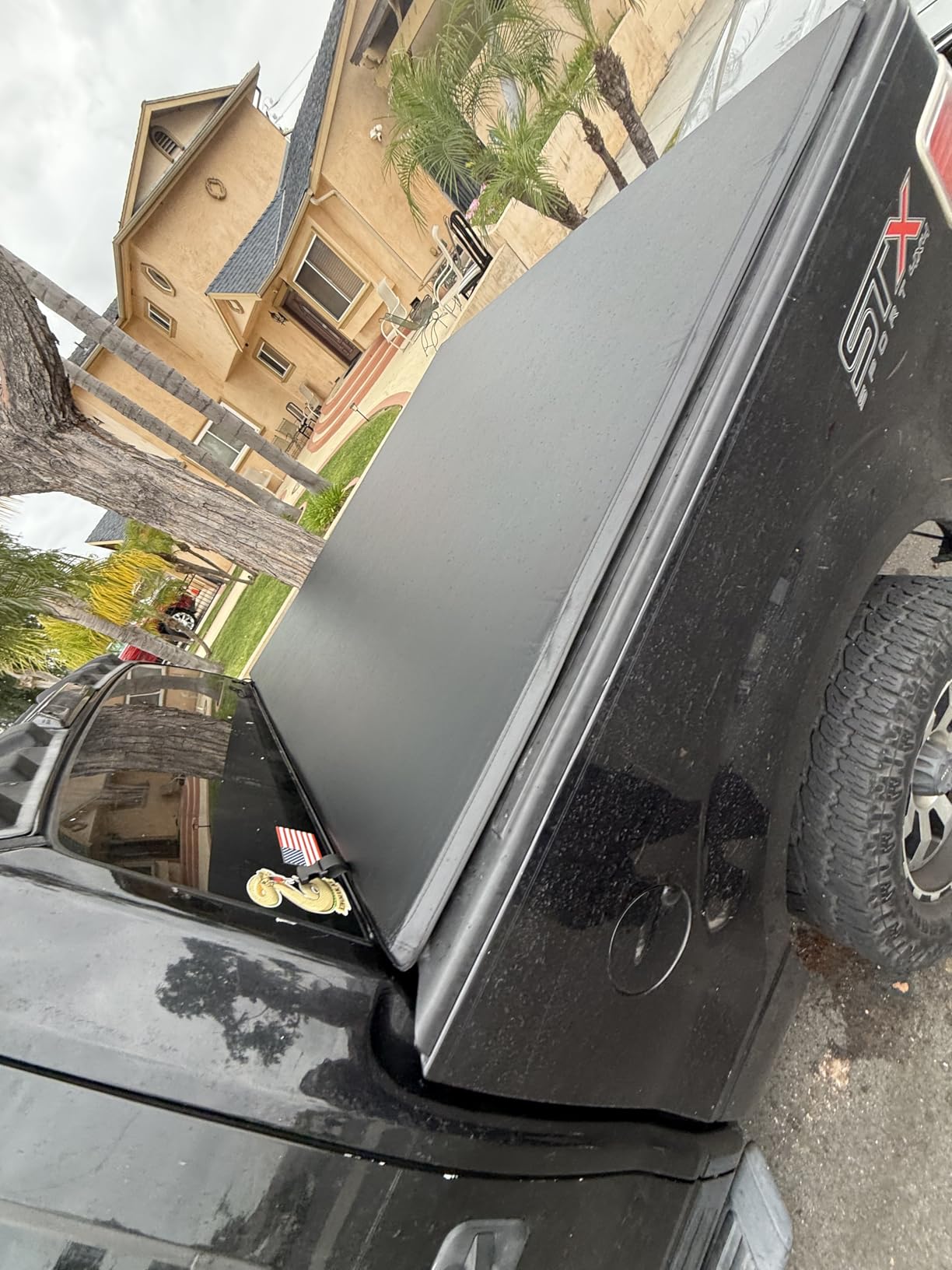 AUTOSAVER88 Soft Quad-Fold Tonneau Cover Fit for 2015-2026 Ford F-150 5.5ft customer photo 1