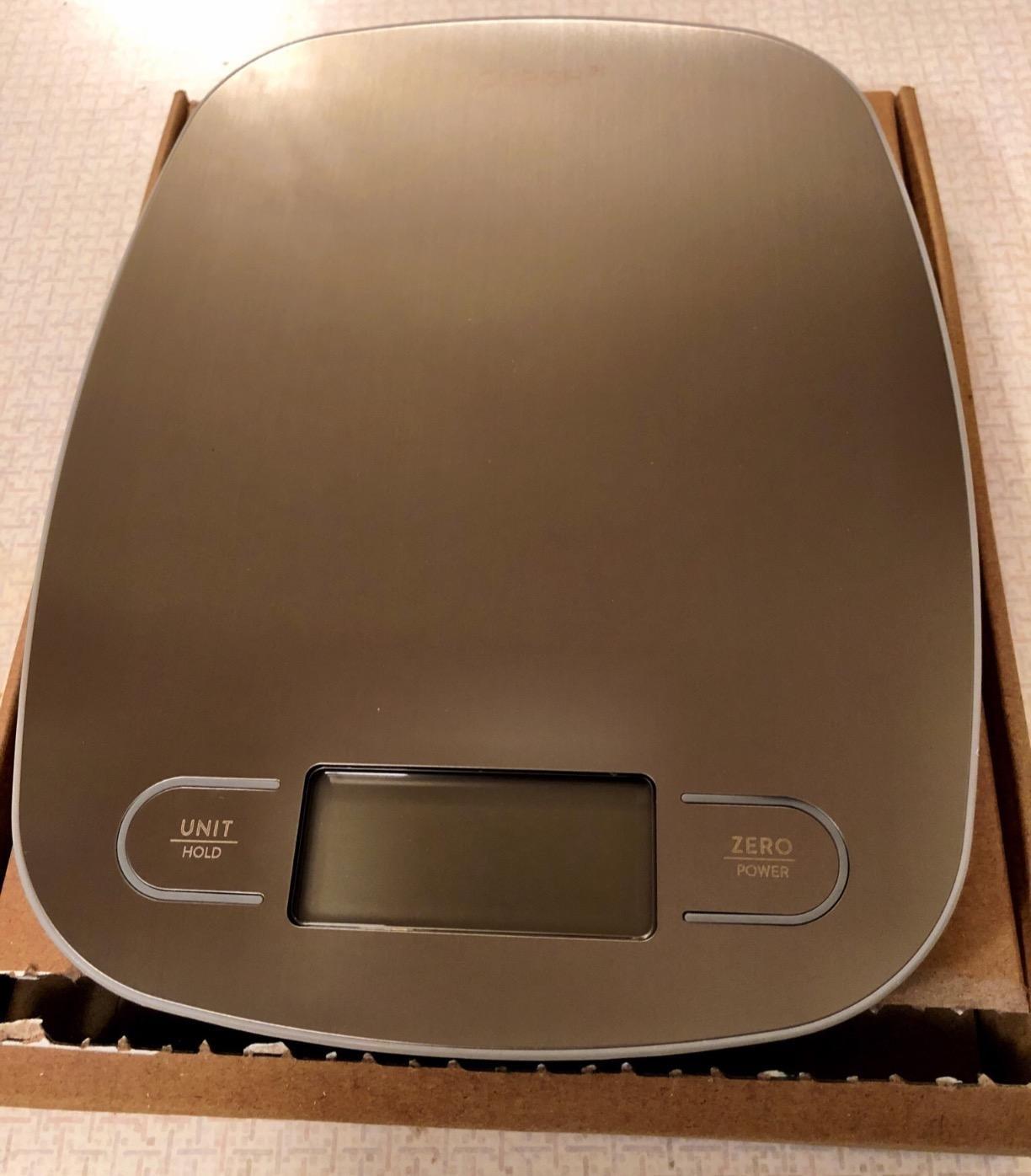 Greater Goods Food Scale, Slim & Compact Build, 1g Precision (Ash Gray) | Digital Kitchen Scale for Cooking, Meal Prep & Portion Control, Tare, Auto Shut-Off, g/oz/lb/ml Conversion & Calorie Tracking customer photo 1
