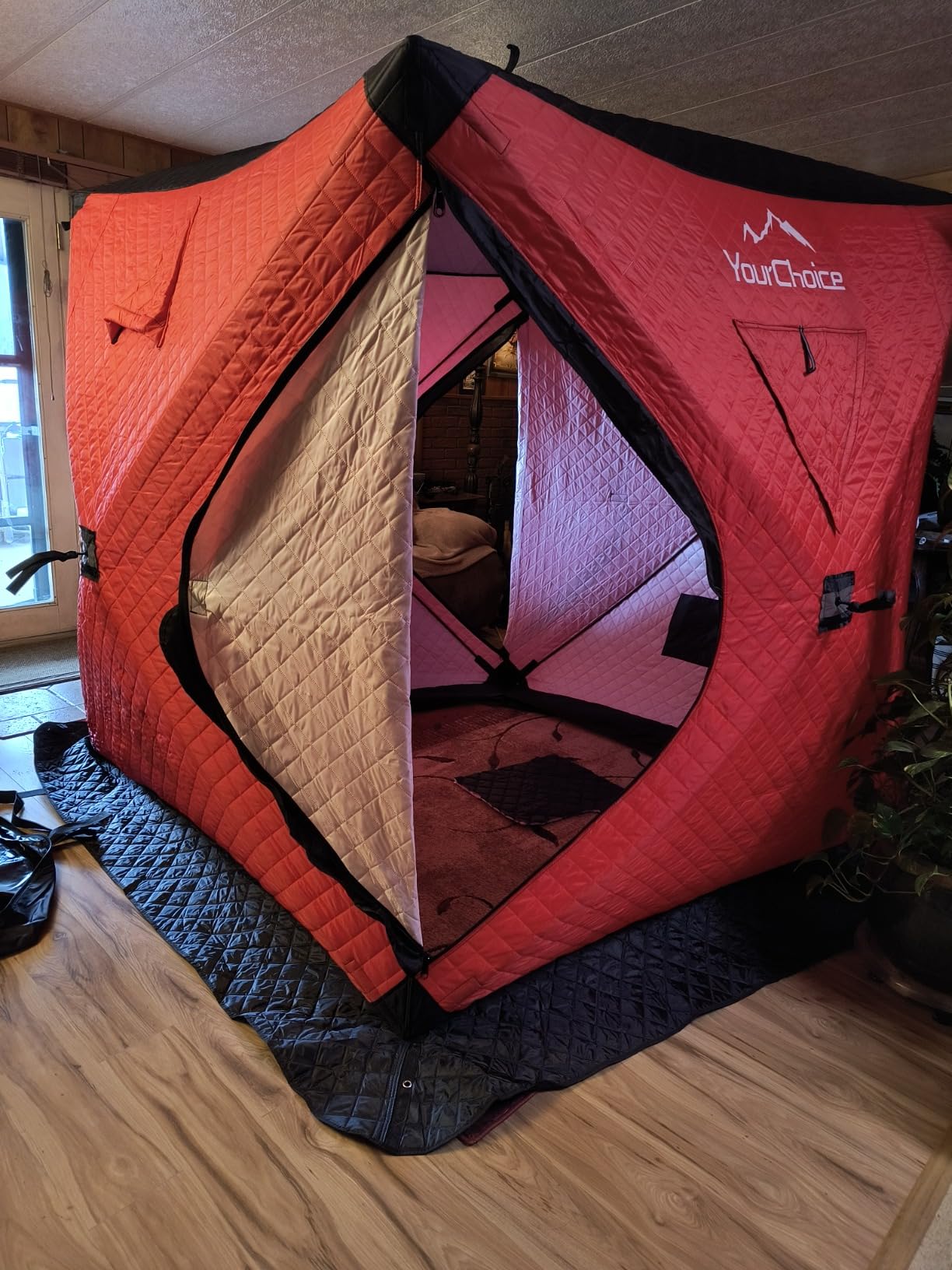 Your Choice Pop Up Ice Fishing Shelter 3-4 Person Insulated Tent customer photo 1