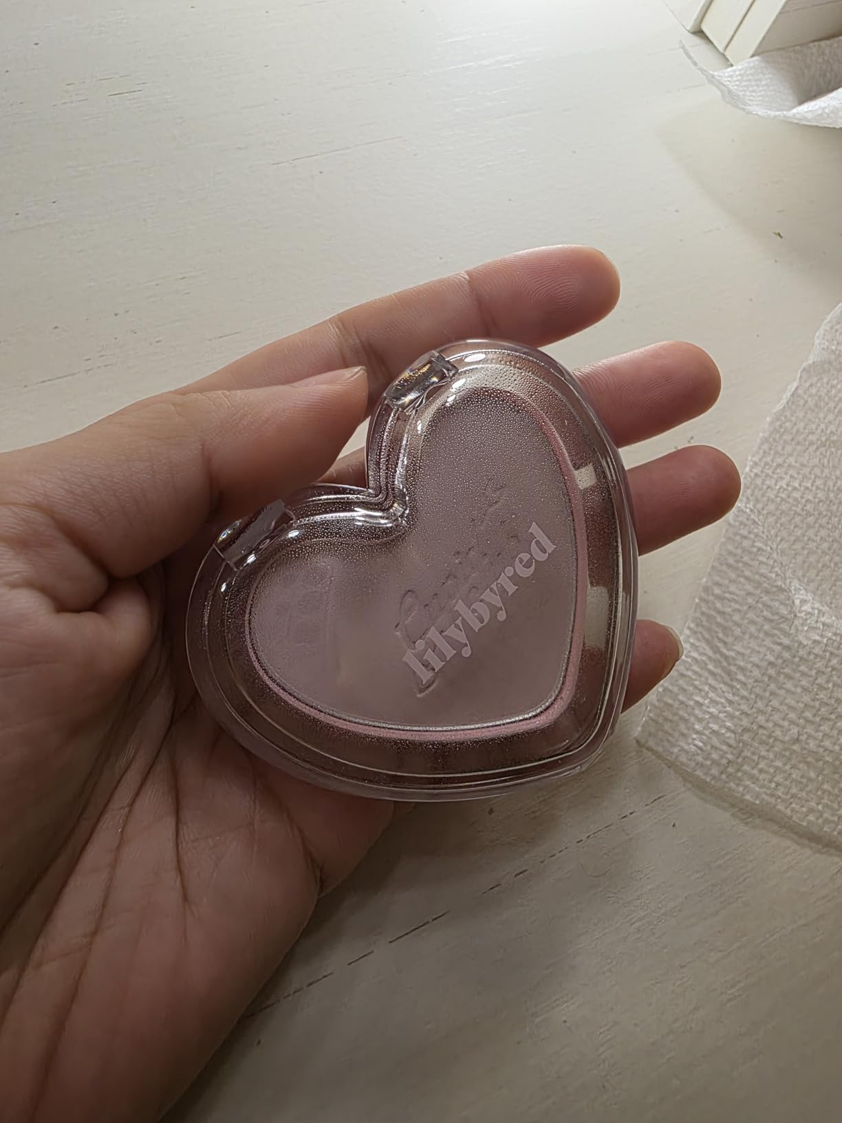 lilybyred Luv Beam Blur Cheek | Heart-Shaped Korean Powder Blush, Silky Texture, Lightweight, Soft Blurring Matte Finish, Long-Lasting, Natural Flush, Floral Woody Scent, 0.14 oz. (05 Blurry Lavender) customer photo 1
