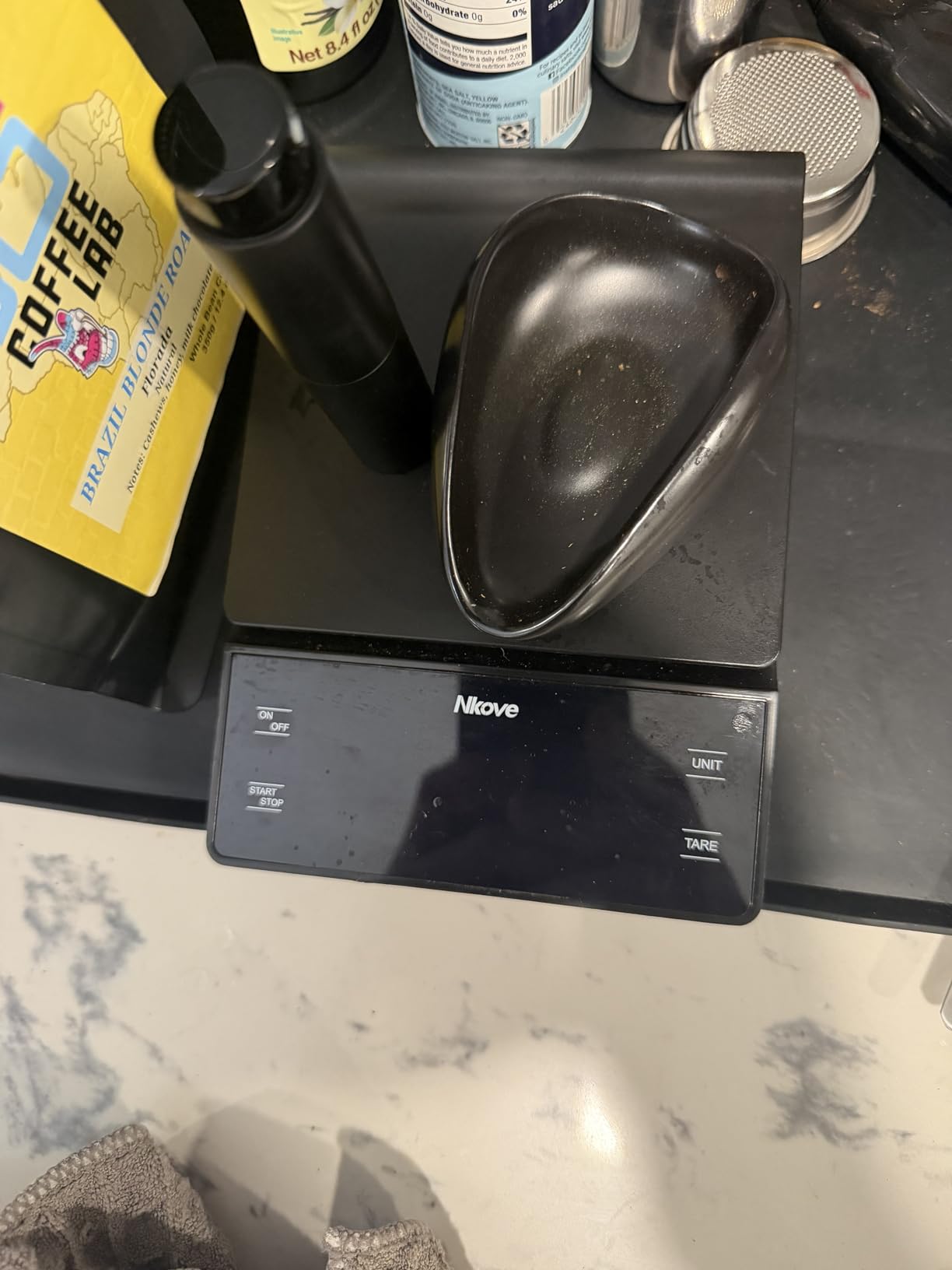 NKOVE Coffee Scale with Timer, 0.1g High Precision Espresso Scale 3kg customer photo 2