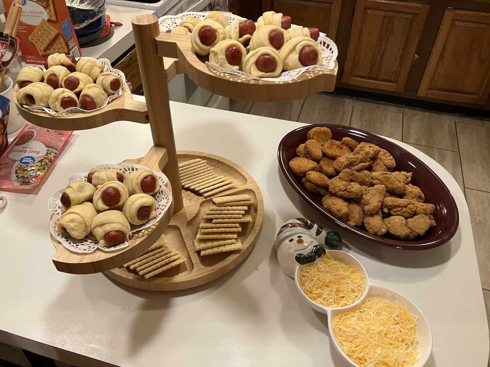 Beautiful Gift Bamboo Charcuterie Boards: Well-Made Sturdy, Love Design customer photo 2