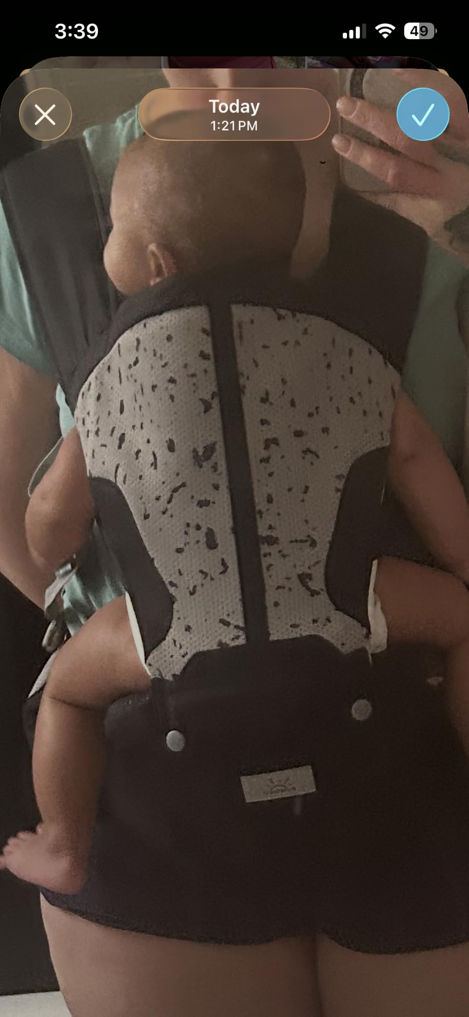MOMTORY Safety-Certified 6-in-1 Baby Carrier Newborn to Toddler, Black customer photo 2