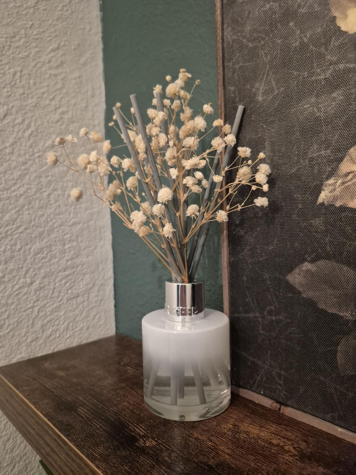 Airkeep Reed Diffuser Set, 3.38 fl oz (100 ml) - Clean Linen Oil Diffusers with 8 Reed Sticks, Home Fragrance Reed Diffuser for Bathroom Shelf Decor customer photo 1