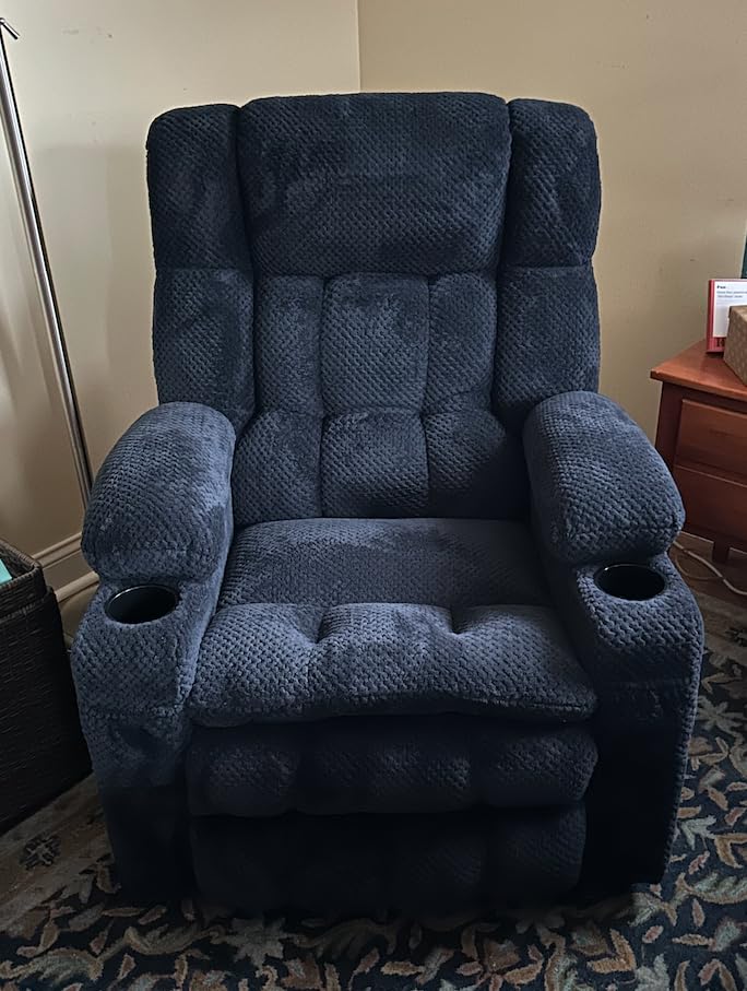 MCombo Dual Motor Power Lift Recliner Chair for Elderly R7897 (Medium-Wide) | Zero Gravity Lift Chair with Heat and Massage, Lift Recliner for Big man, Infinite Position, USB Ports, Fabric (Mocha) customer photo 2