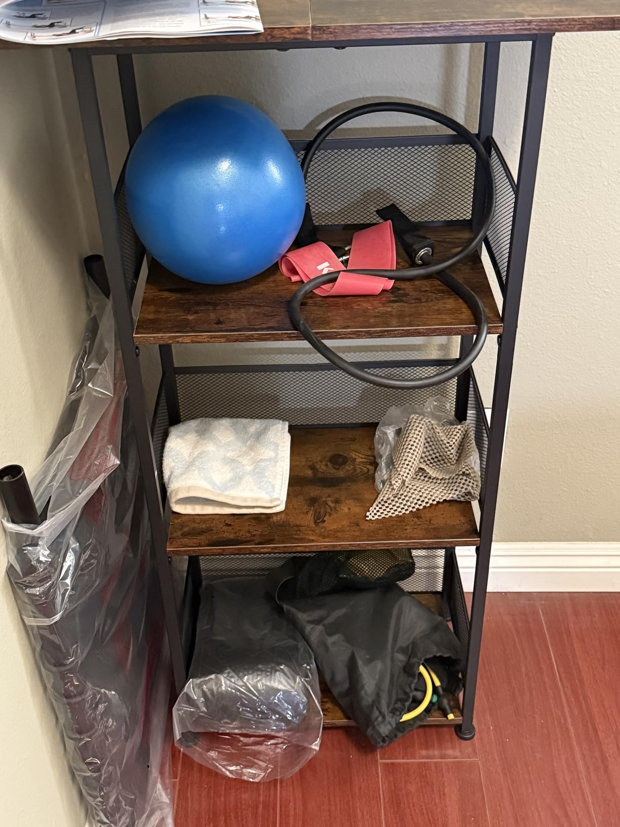 Floor Standing Freestanding Whiskey Rack: 3 Tier Wine Rack ,Mini Bar Cart customer photo 1