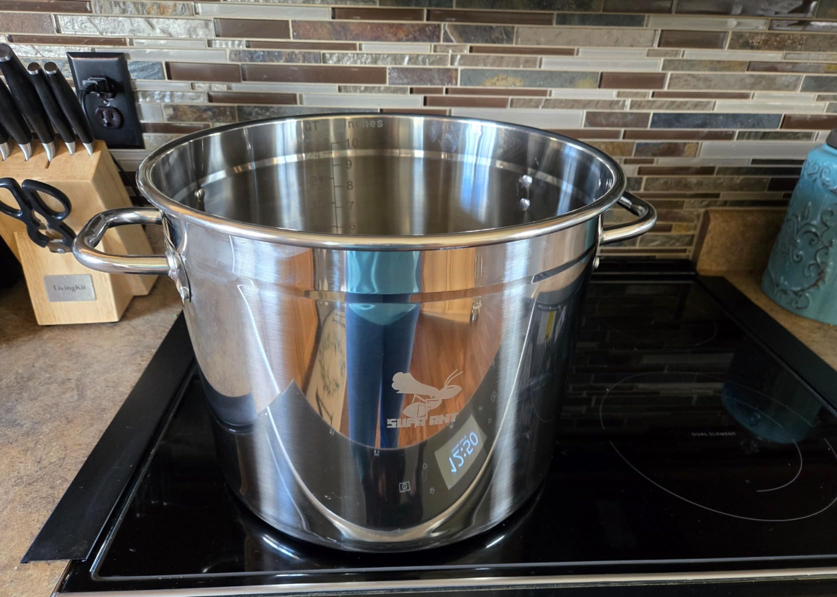Food-Grade 24 Qt Stainless Steel Canning Pot with Rack and Lid, Large Water Bath Canner, Full Home Canning Supplies Starter Kit | All-in-One Kitchen Tools & Accessories Set | by Supa Ant customer photo 2