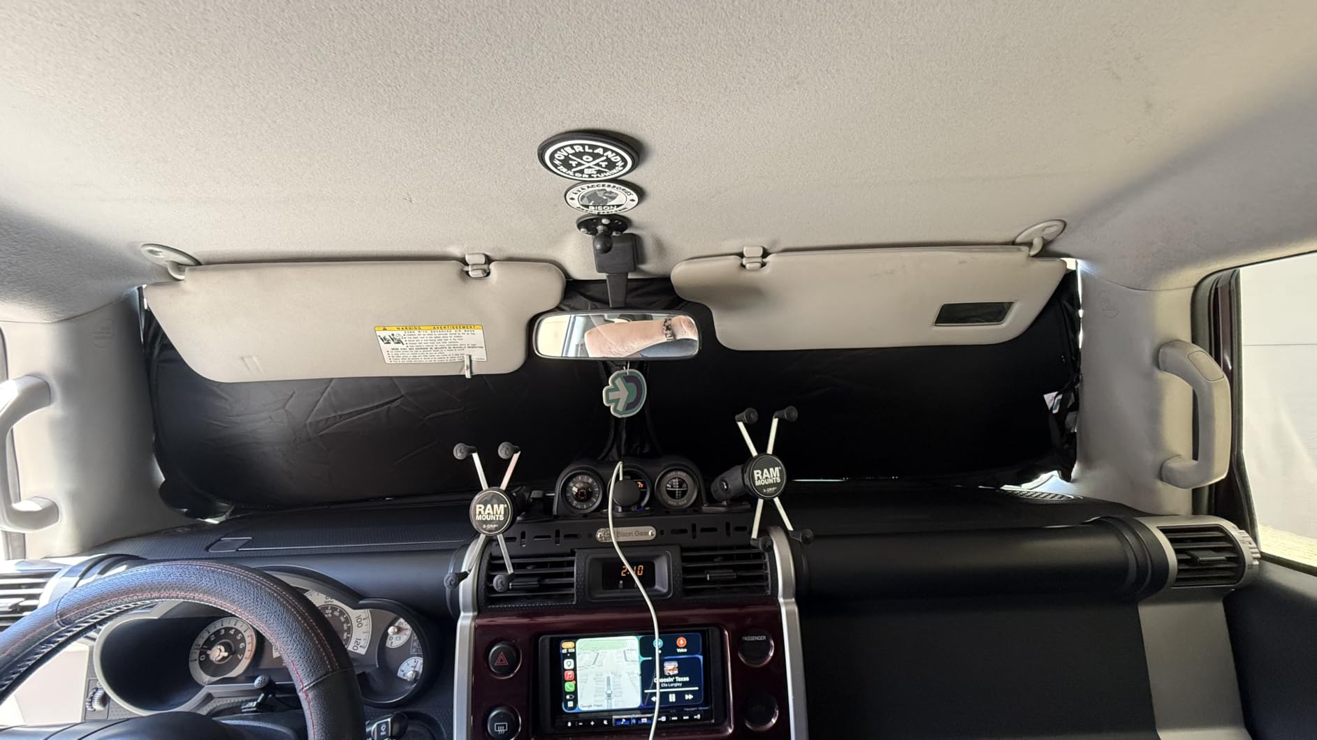 Autovir SUV Sunshade Windshield Foldable, 280T Visor Shade, SUV Accessories customer photo 1