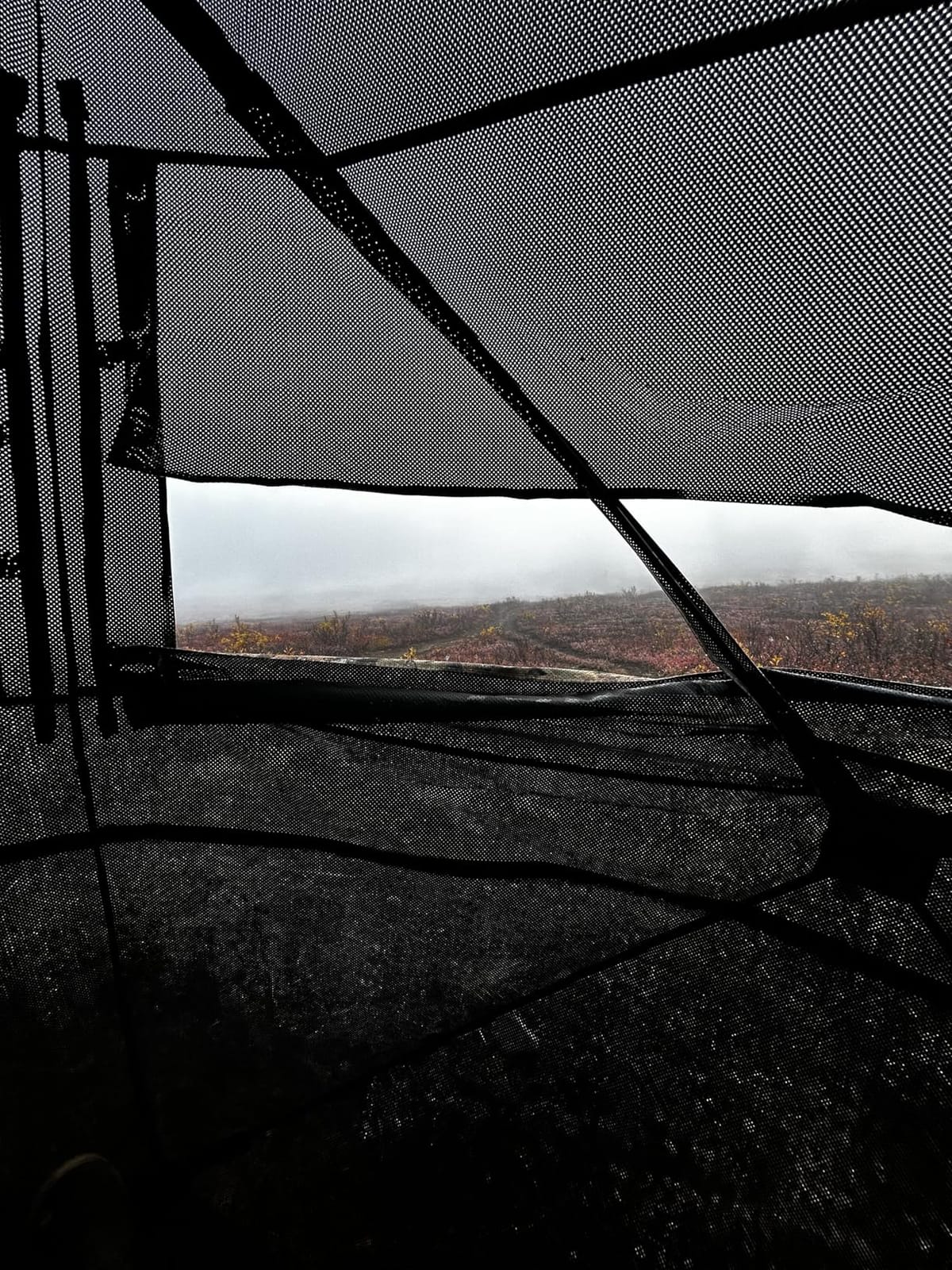 FUNHORUN Hunting Blind with Floor Mat, 360 See Through Ground Blind, Pop Up customer photo 1