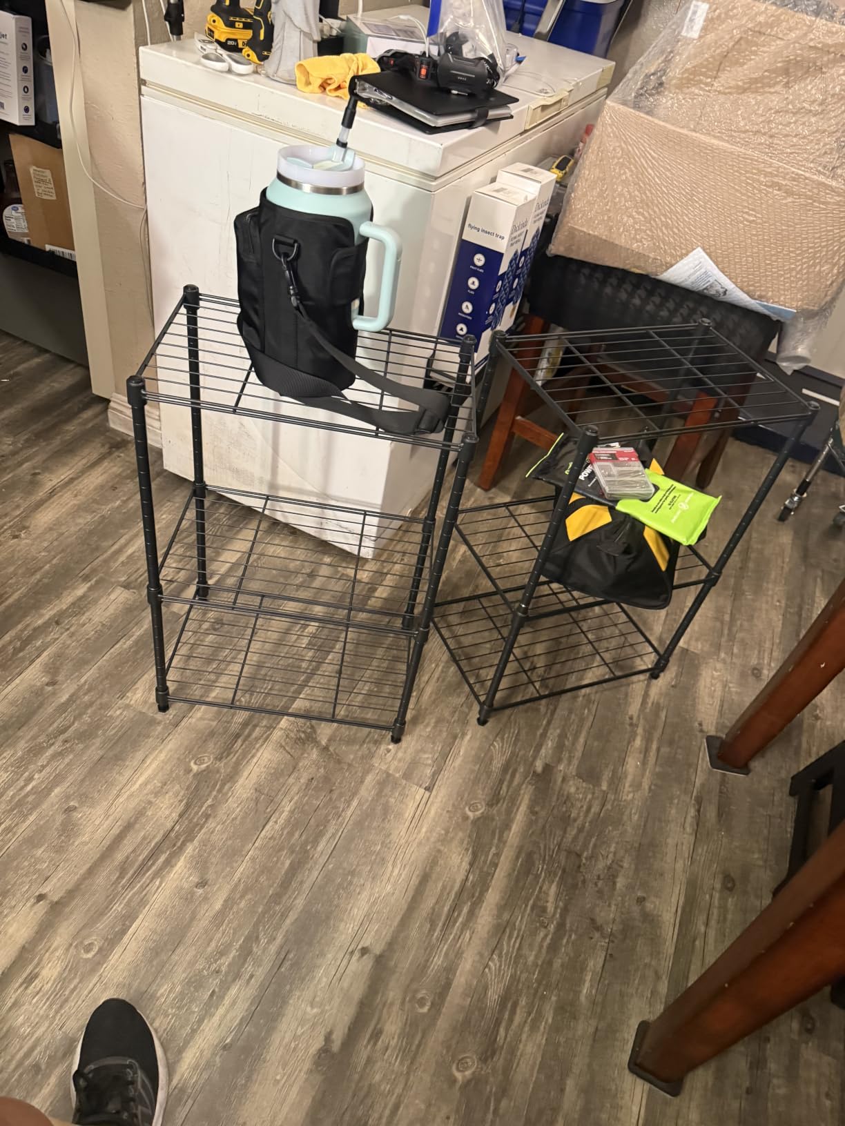 M MZG 1750 lbs Steel Storage Shelving 5-Tier Utility Shelving Unit Steel Organizer Wire Rack for Home,Kitchen,Office,Garage, 1750 LBS Capacity 17.7