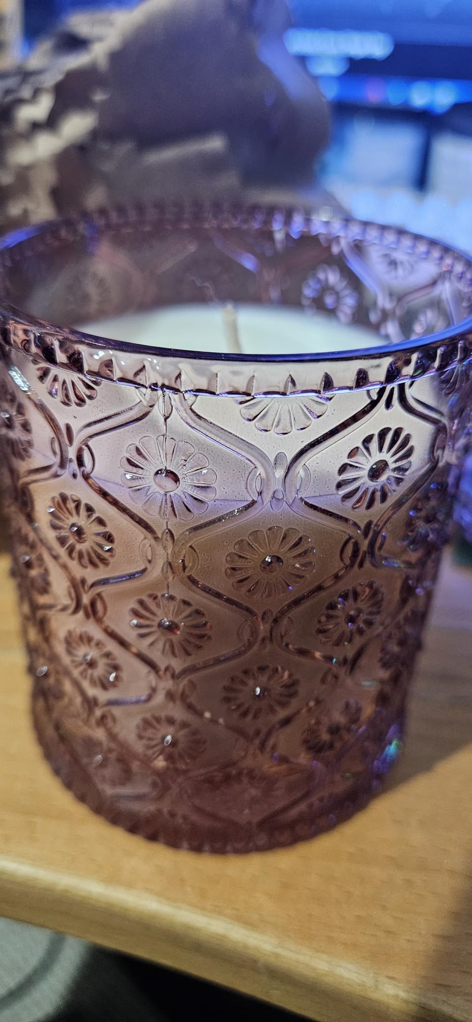 LA JOLIE MUSE Cherry Sakura Scented Candles for Home, Natural Soy, 40 Hrs | Luxury Pink Jar Candle, Clean Non Toxic, Gifts for Women, Decorative Japanese Floral Candles for Candle Warmer, Pretty Candle customer photo 2