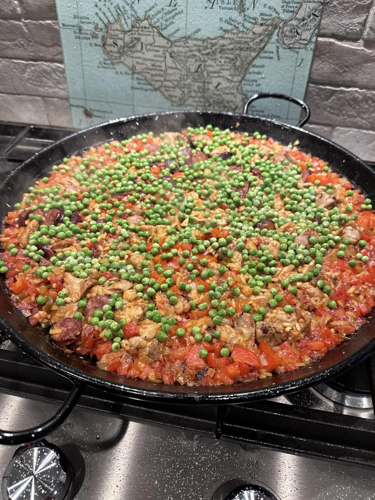 Paelluxe Paella Pan Enameled No-Rust Steel Skillet - 13 Inch, 6 Servings customer photo 2