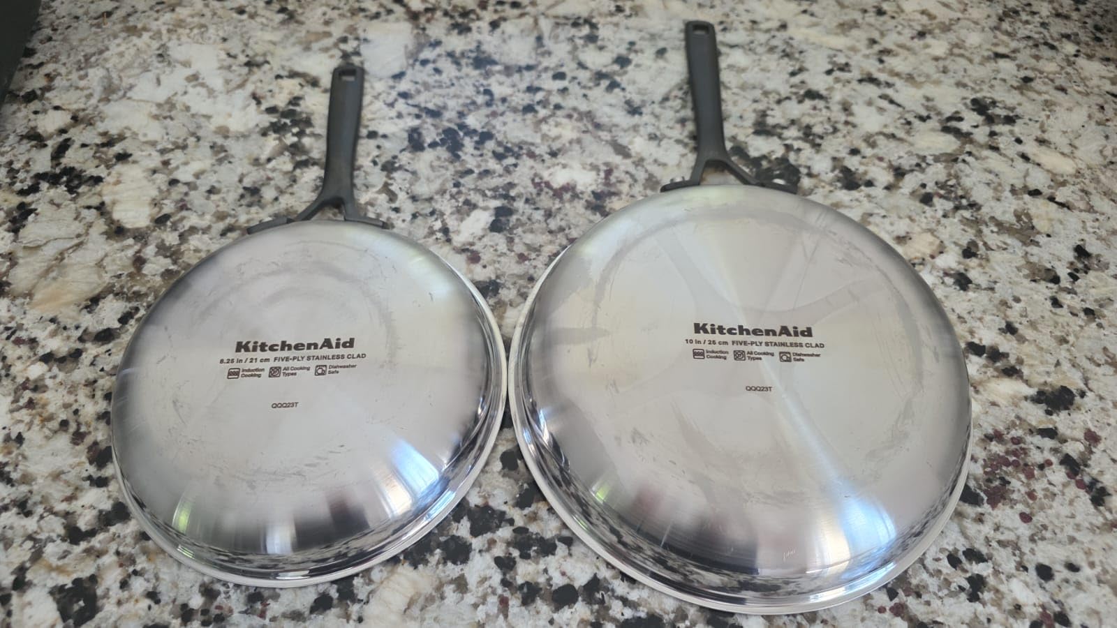 KitchenAid 5-Ply Clad Polished Stainless Steel Saute Pan with Lid, 5-Quart customer photo 1